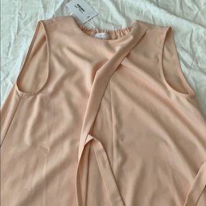 Oak + Fort Peach Swing Dress